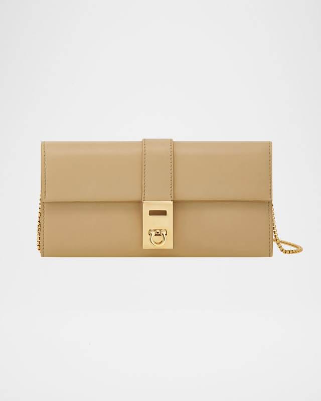 Hug Leather Wallet on Chain